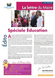 Lettre du Maire Education Novembre 2018