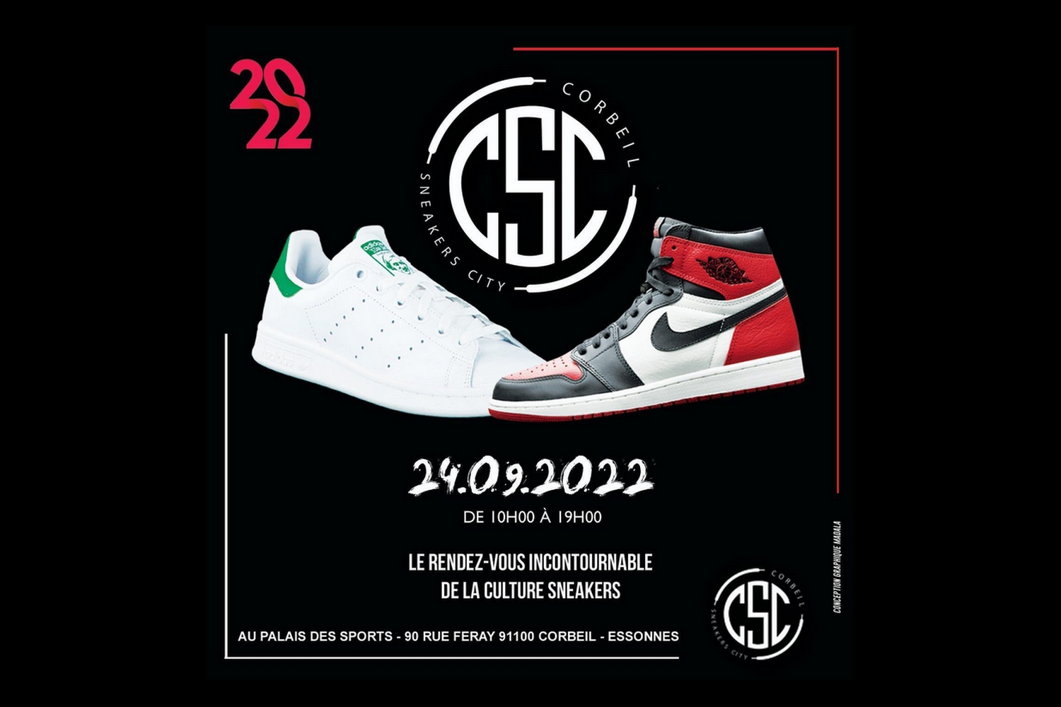 Le 1er Corbeil Sneakers City le samedi 24 septembre 2022 au Palais des sports CorbeilEssonnes