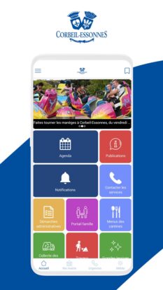 APPLI mobile Corbeil-Essonnes Accueil