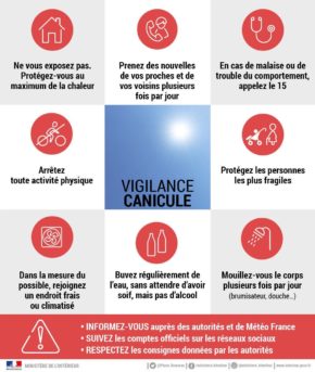 Canicule vigilance rouge prévention