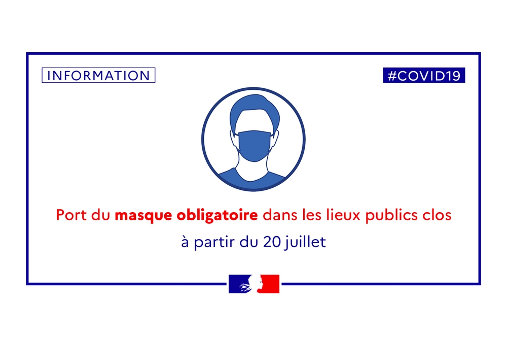 le port du masque est obligatoire dans les lieux publics clos corbeil essonnes
