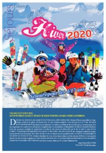 Plaquette séjour hiver 2020 pour 4 17 ans